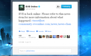 EVE is Back Online